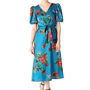 🏷️ NWT Julia Jordan One-Shoulder Draped Midi Dress - Size 10